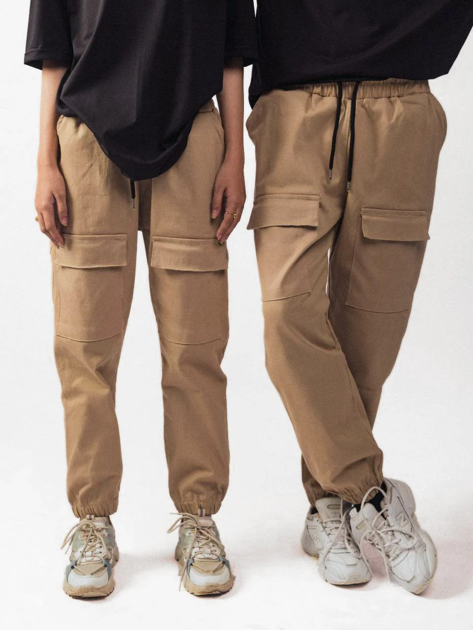 Beige Casual Regular Cargo - Image 5