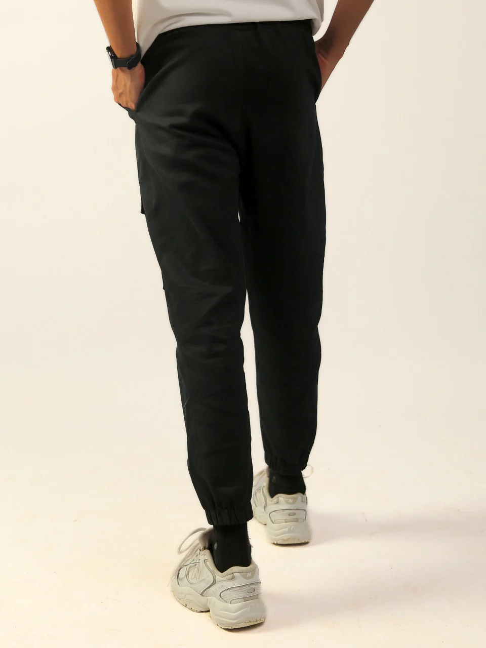 Black Casual Regular Cargo - Image 3