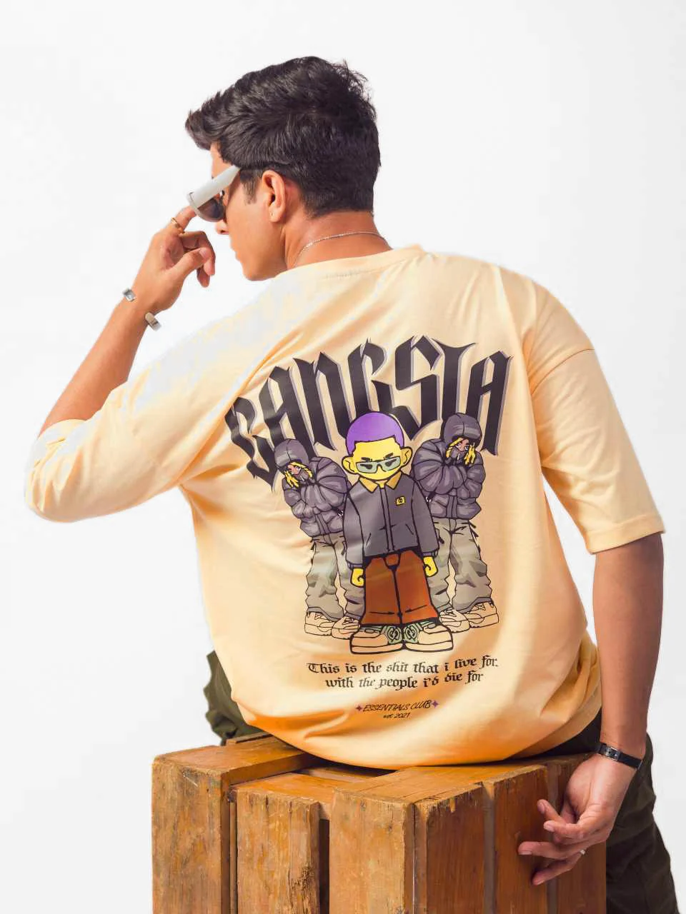 Gangsta Oversized T shirt - Image 3