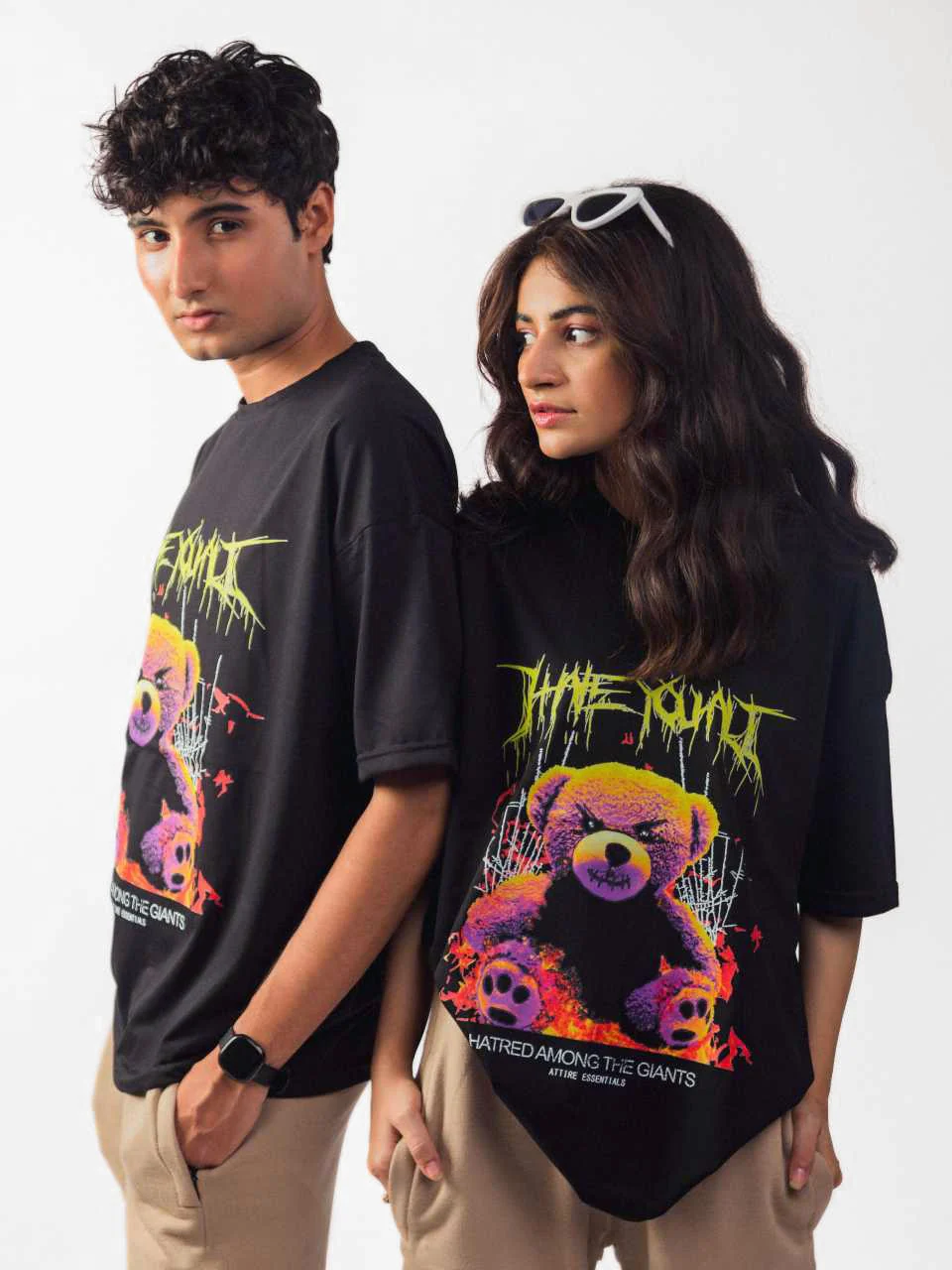 Hate You All Oversized T shirt - Image 3