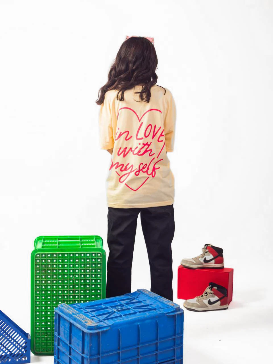 In Love With Myself Oversized T shirt - Image 3