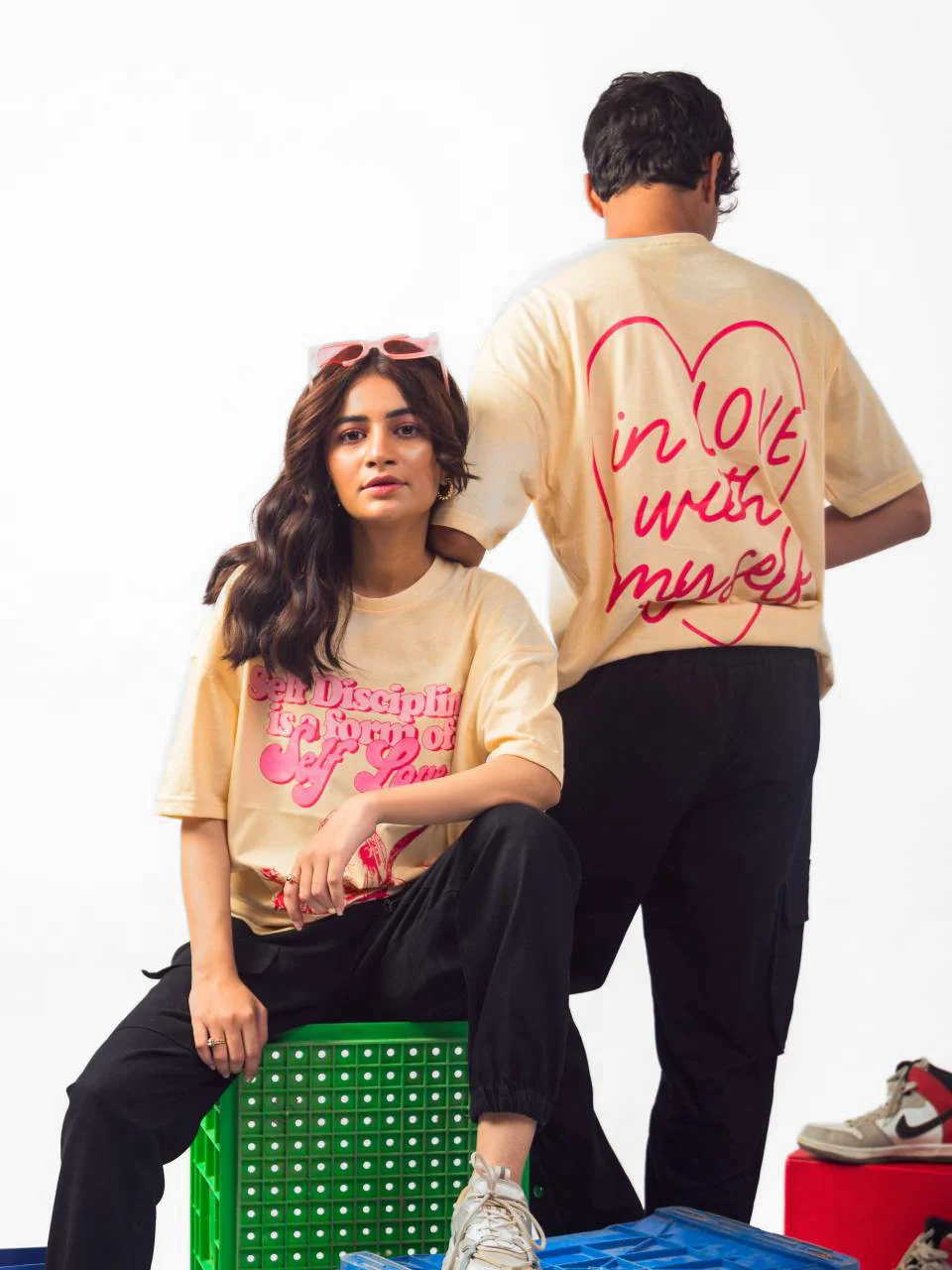 In Love With Myself Oversized T shirt - Image 4