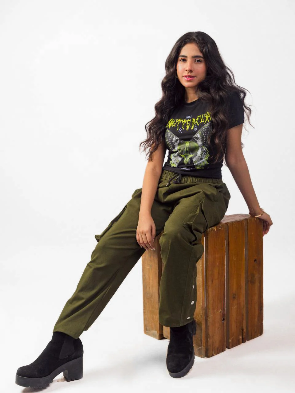 Like A Butterfly Baby Tee - Image 4