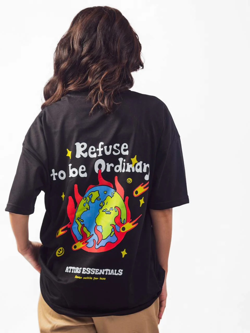 Refuse To Be Ordinary Oversized T shirt - Image 5