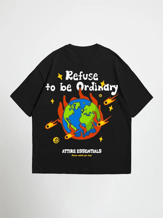 Refuse To Be Ordinary Oversized T shirt - Image 7